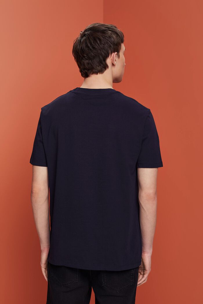 T-shirt en jersey imprimé, 100 % coton, NAVY, detail image number 3