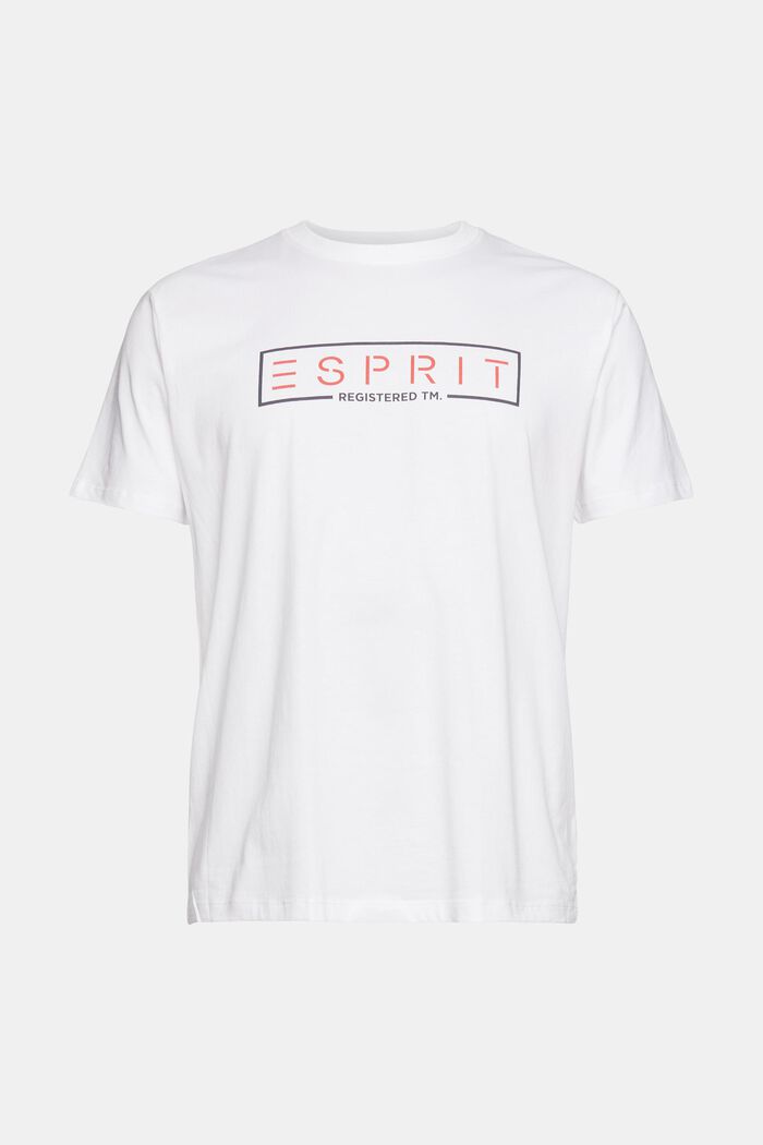 T shirt en jersey à logo, 100 % coton, WHITE, detail image number 5
