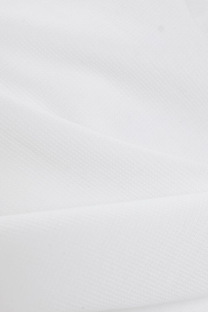 Chemise en coton à col droit, WHITE, detail image number 4