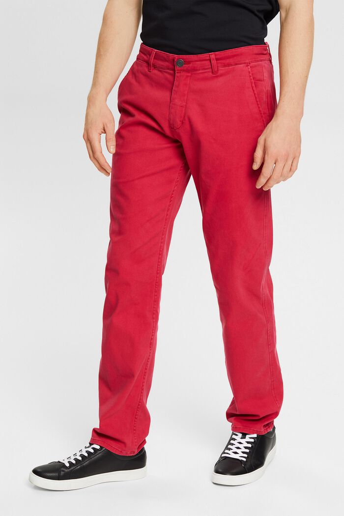 Chino en coton, RED, detail image number 0