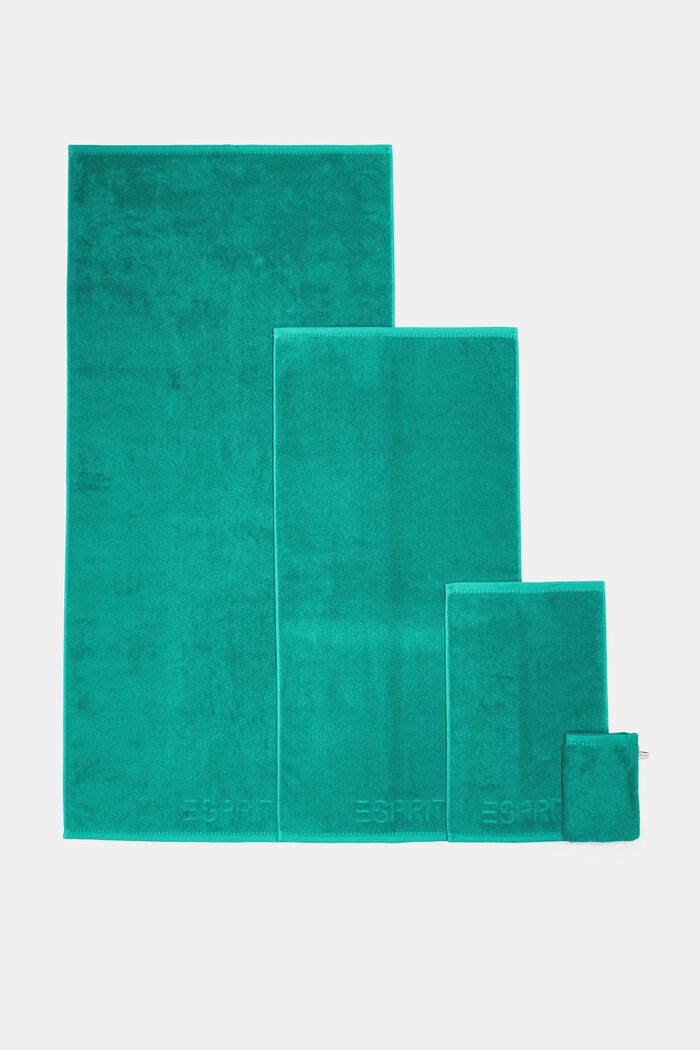 À teneur en TENCEL™ : la collection de serviettes en tissu éponge, OCEAN TEAL, detail image number 4