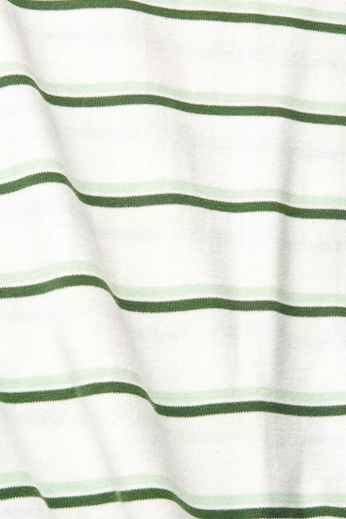 T-shirt à motif à rayures, OFF WHITE COLORWAY, detail image number 4