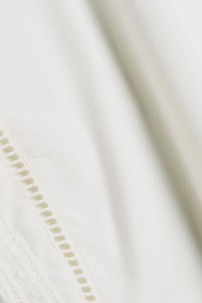 Chemisier à broderie anglaise en LENZING™ ECOVERO™, OFF WHITE, detail image number 4