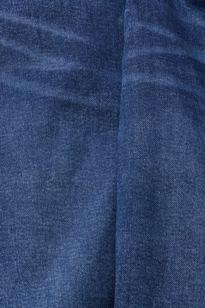Short en jean, en coton biologique mélangé, BLUE MEDIUM WASHED, detail image number 4