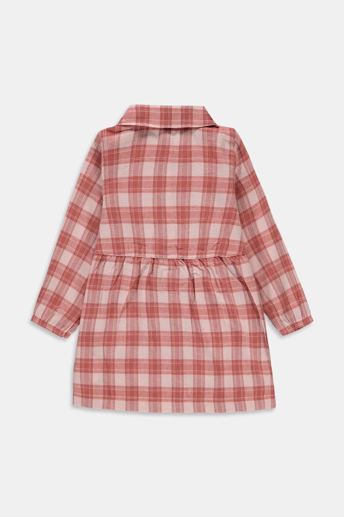 Robe-chemise en flanelle de coton, PASTEL PINK, detail image number 2