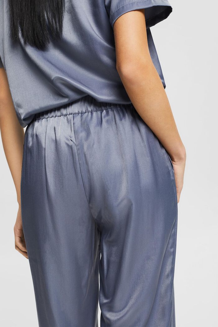 Pantalon de pyjama à teneur en LENZING™ ECOVERO™, GREY BLUE, detail image number 5