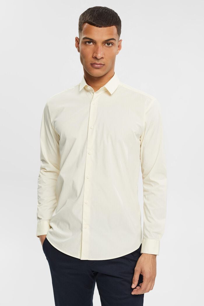 Chemise Slim Fit, OFF WHITE, detail image number 1