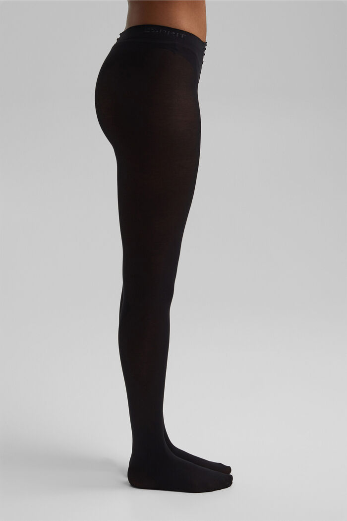 Collants opaques, BLACK, detail image number 2