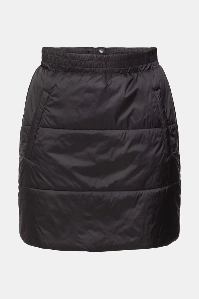 Mini-jupe matelassée, BLACK, detail image number 6