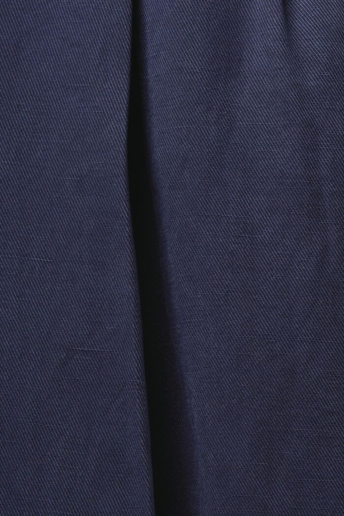Jupe-culotte à jambes larges et taille haute, NAVY, detail image number 5