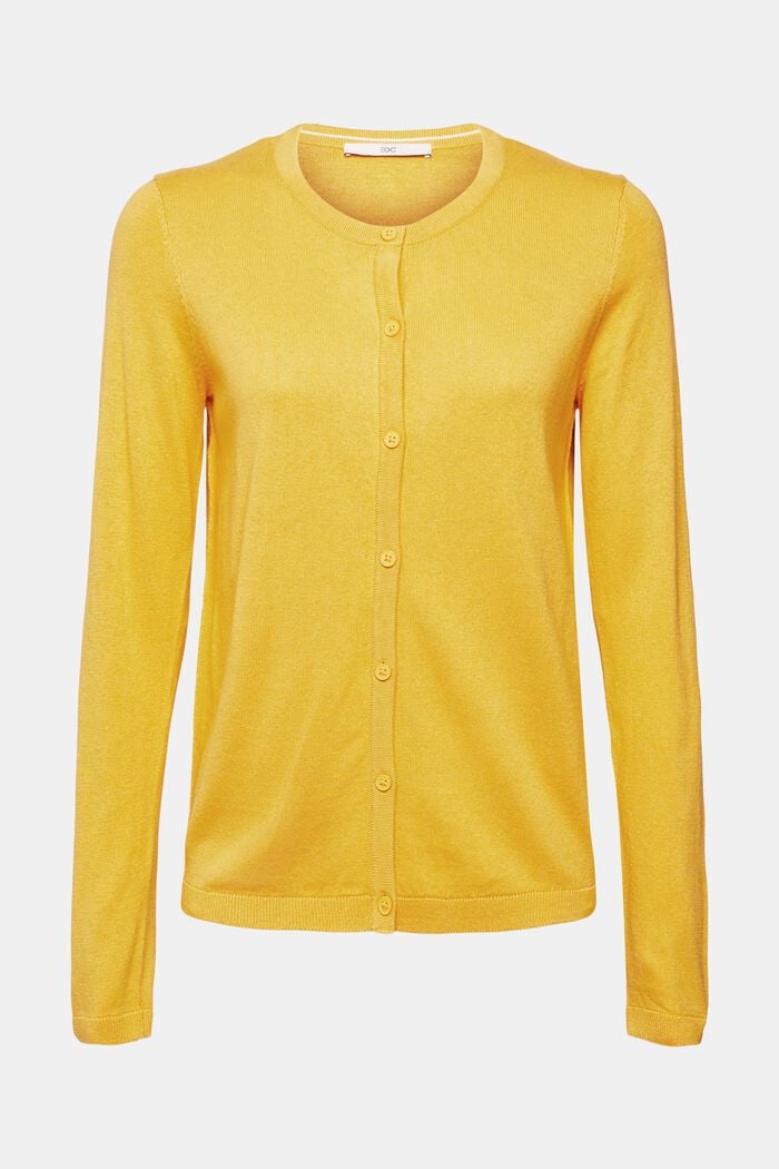 Cardigan, YELLOW, overview