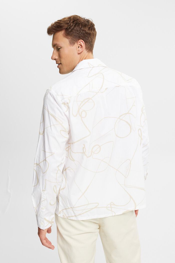 Chemise à motif, WHITE, detail image number 3