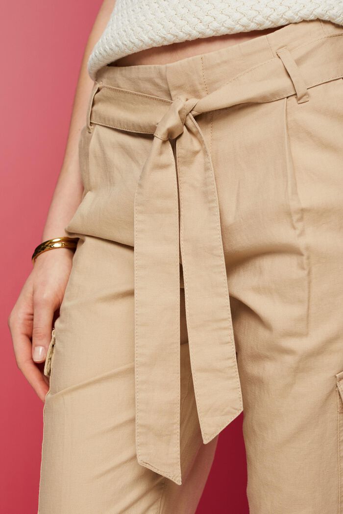 Pantalon cargo à ceinture, SAND, detail image number 2
