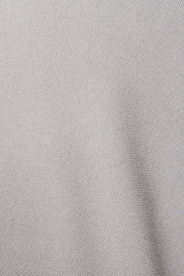 Robe peplum plissée, MEDIUM GREY, detail image number 4
