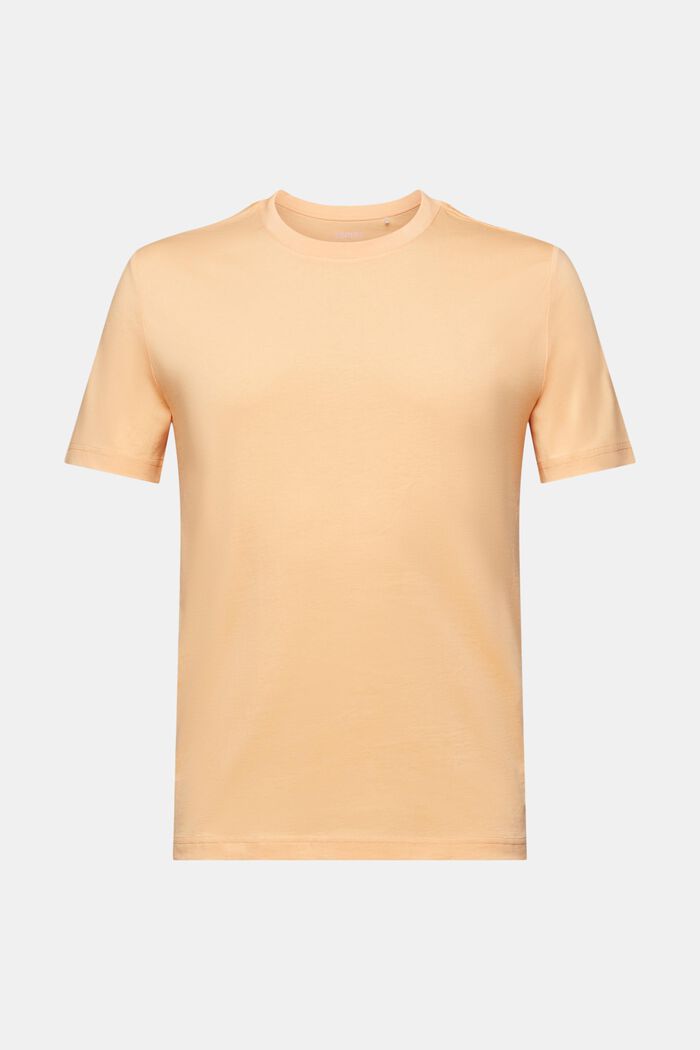T-shirt en jersey à col ras-du-cou, PASTEL ORANGE, detail image number 7