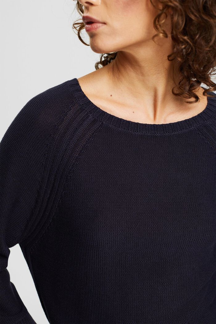 Fashion Sweater, NAVY, detail image number 2
