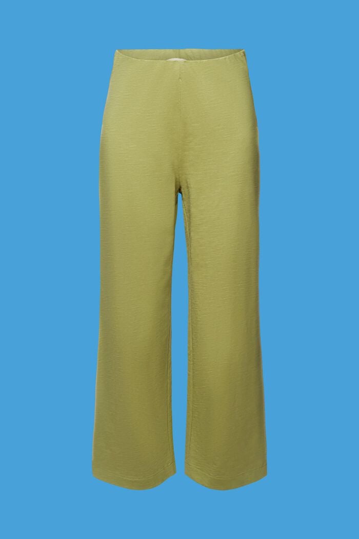 Jupe-culotte en jersey, 100 % coton, PISTACHIO GREEN, detail image number 6