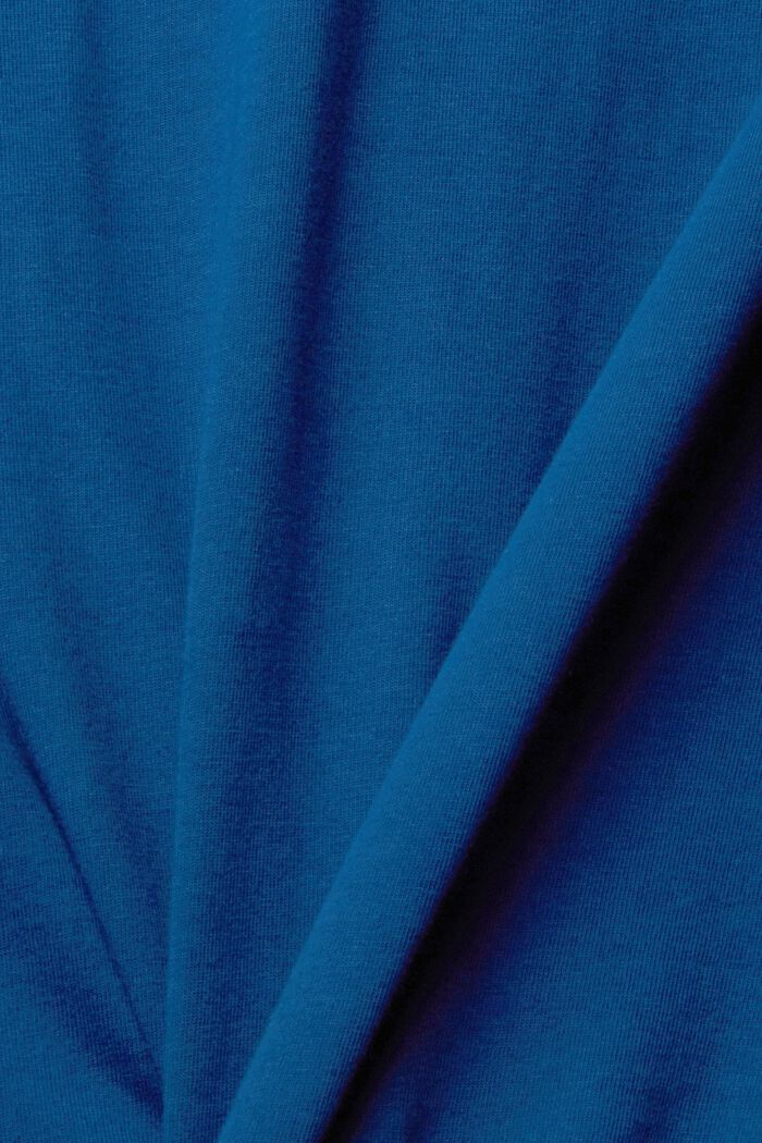 T-shirt à manches longues et col droit, PETROL BLUE, detail image number 4
