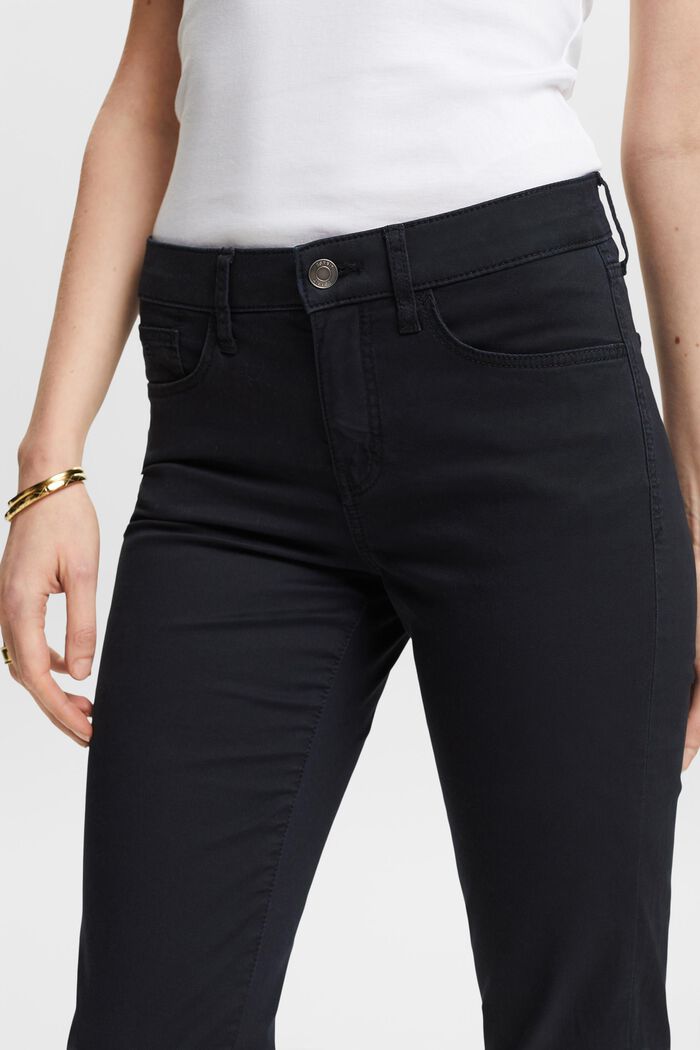 Pantalon corsaire, BLACK, detail image number 4