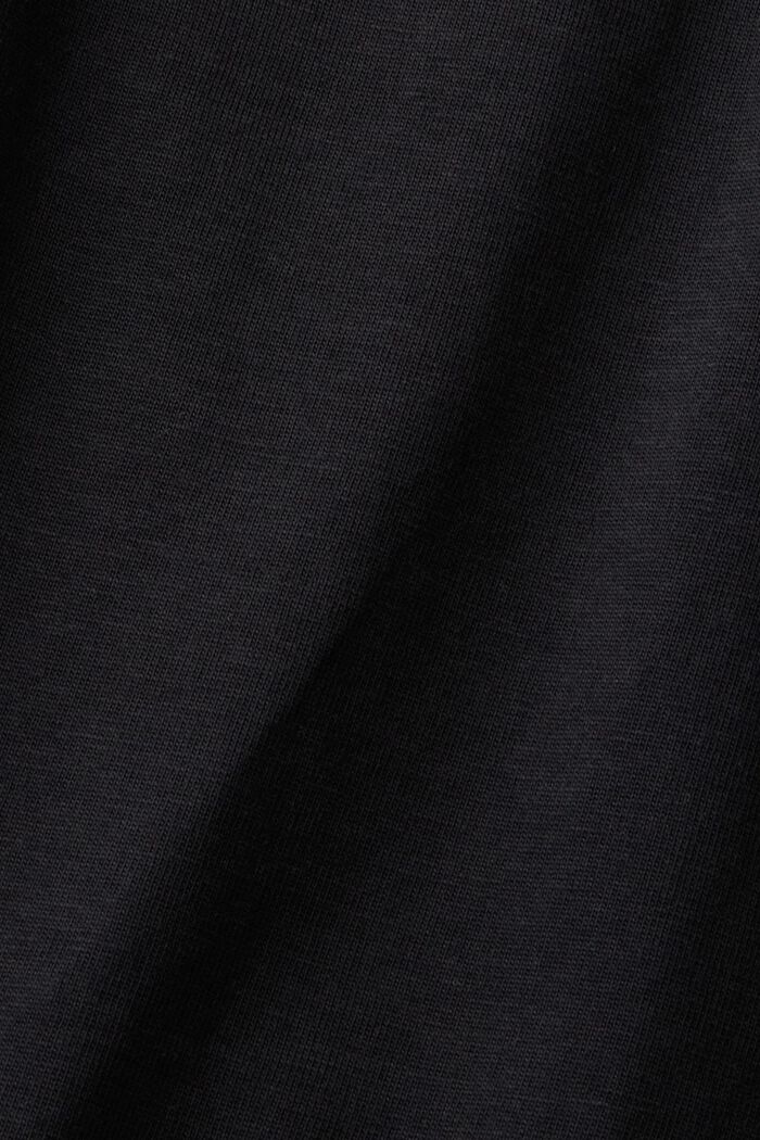 T-shirt ample, 100 % coton, BLACK, detail image number 6