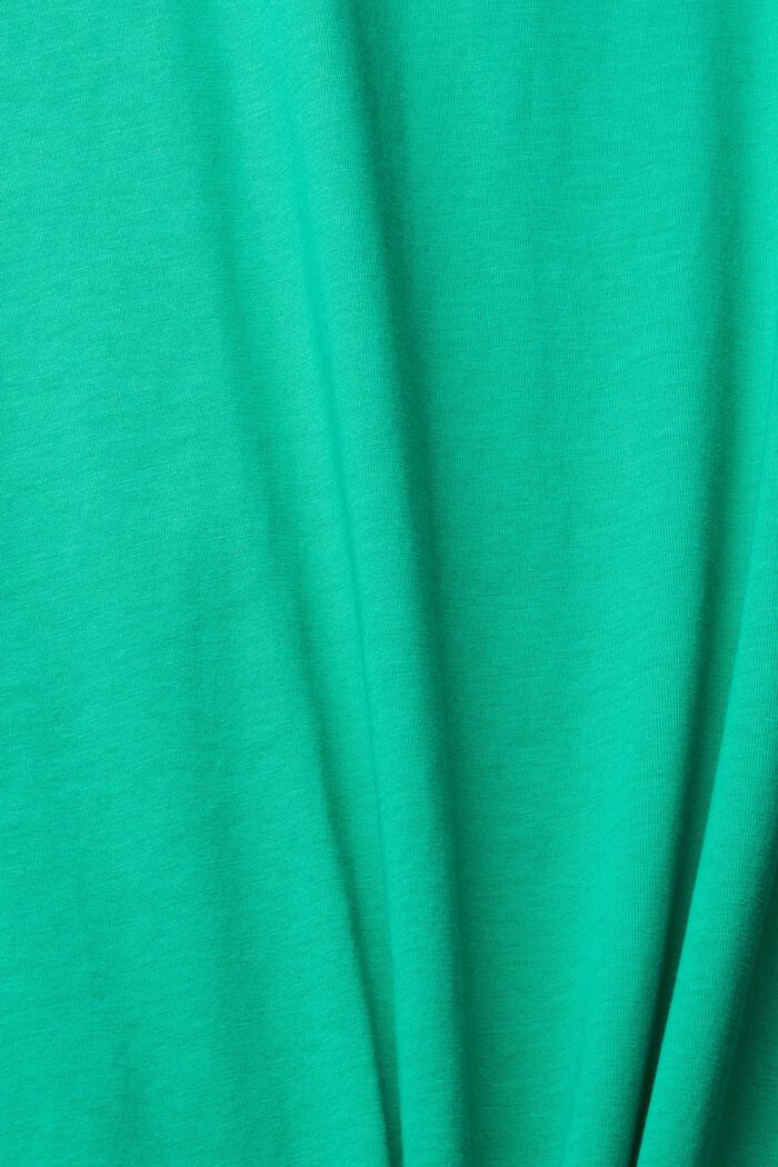 T-shirt long, GREEN, detail image number 4