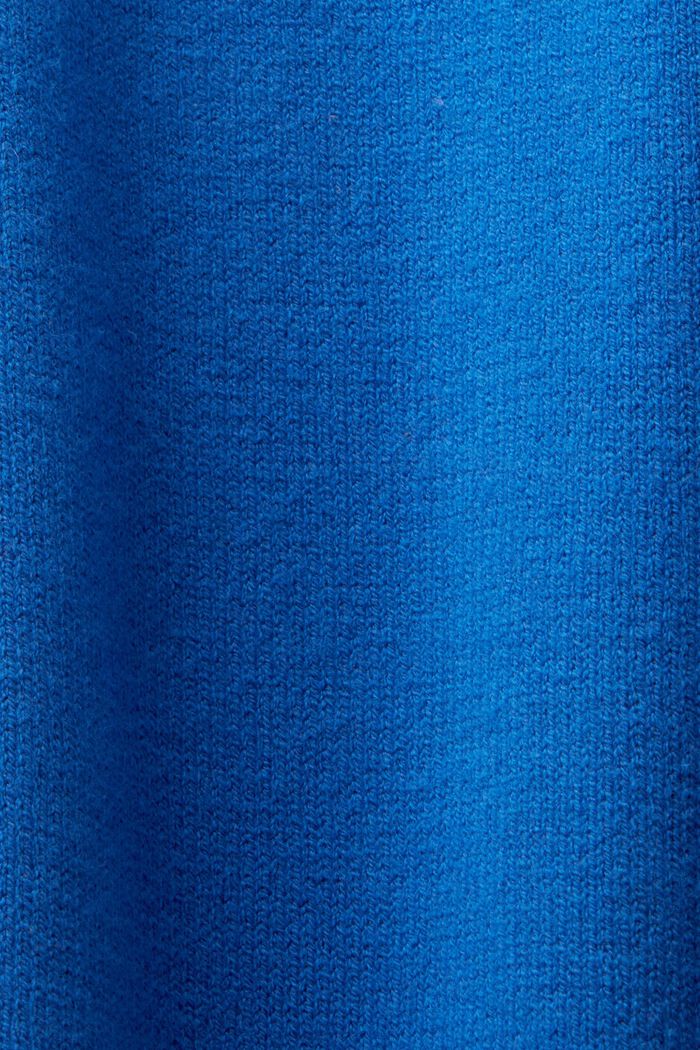 Robe-pull à col droit, BRIGHT BLUE, detail image number 5