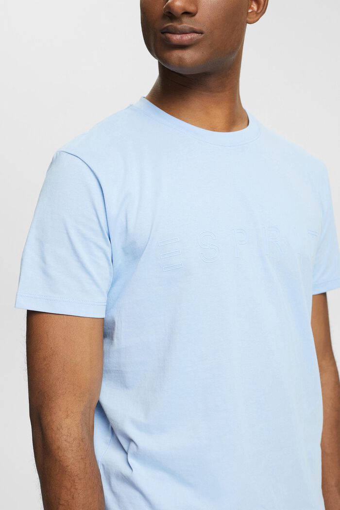 T-shirt en jersey animé d´un logo imprimé, LIGHT BLUE, detail image number 0