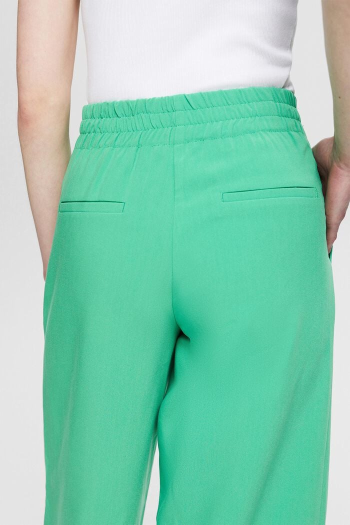 Pantalon à jambes larges, GREEN, detail image number 4