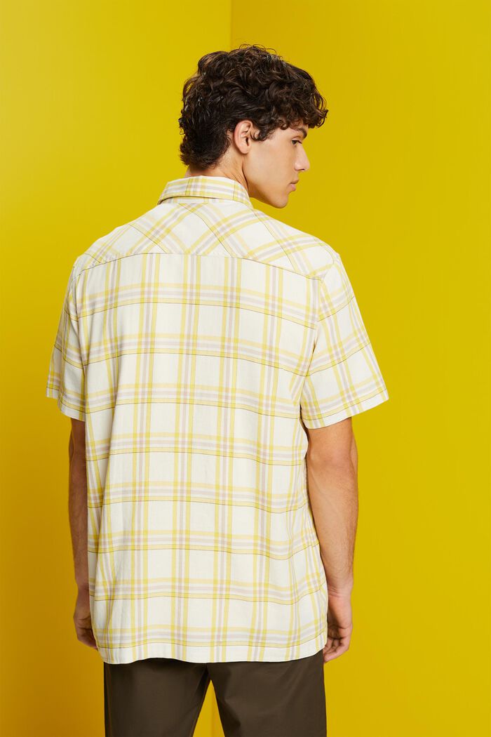 Chemise à manches courtes à carreaux, WHITE, detail image number 3