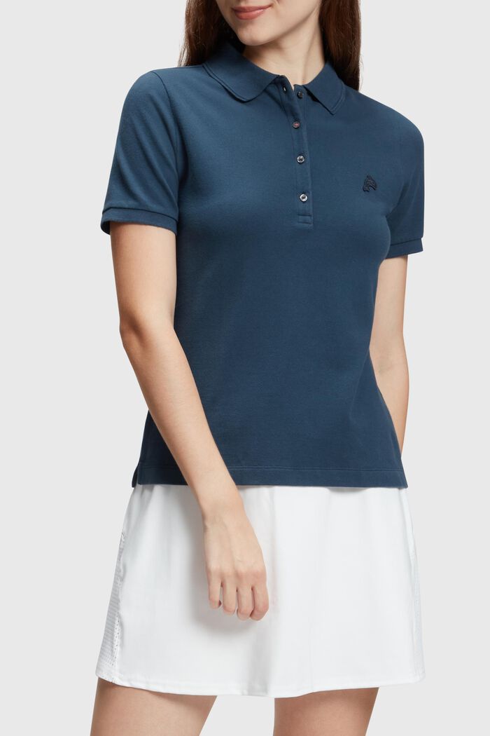 Polo classique Dolphin Tennis Club, NAVY, detail image number 0