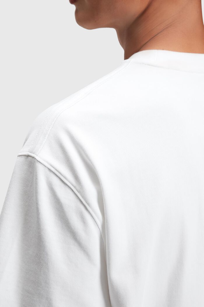 T-shirt de coupe carrée, WHITE, detail image number 3