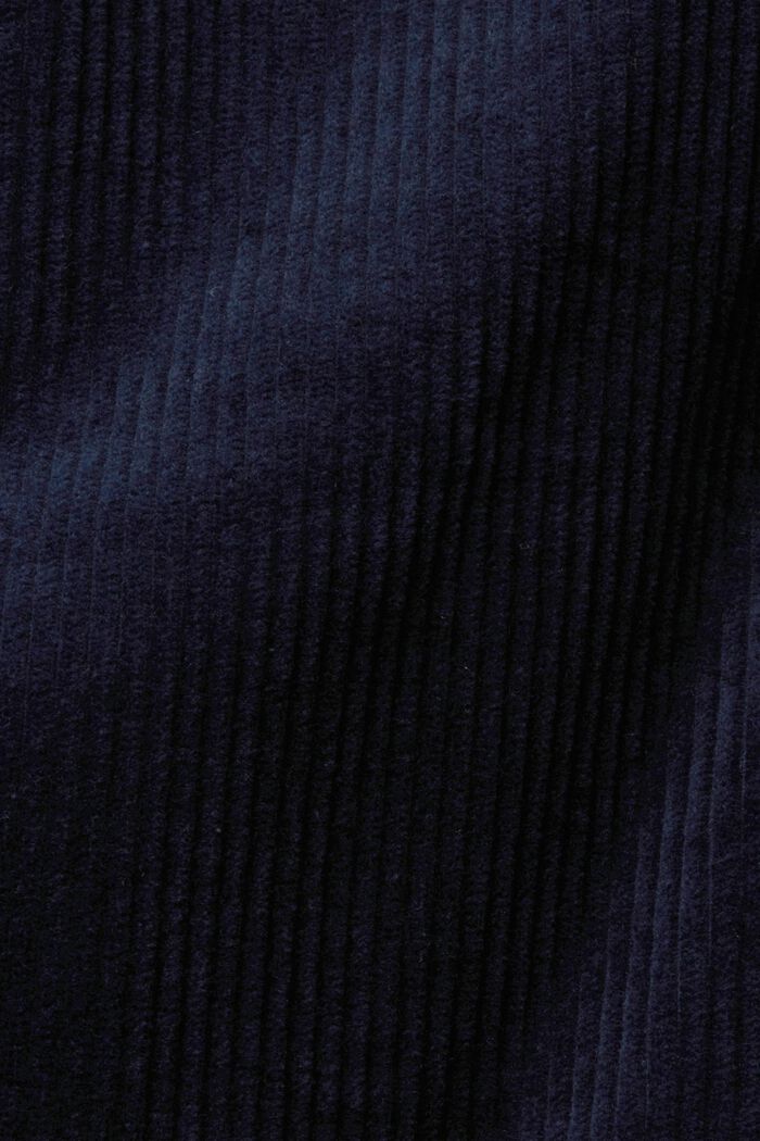 Mini-jupe en velours côtelé, 100 % coton, NAVY, detail image number 6
