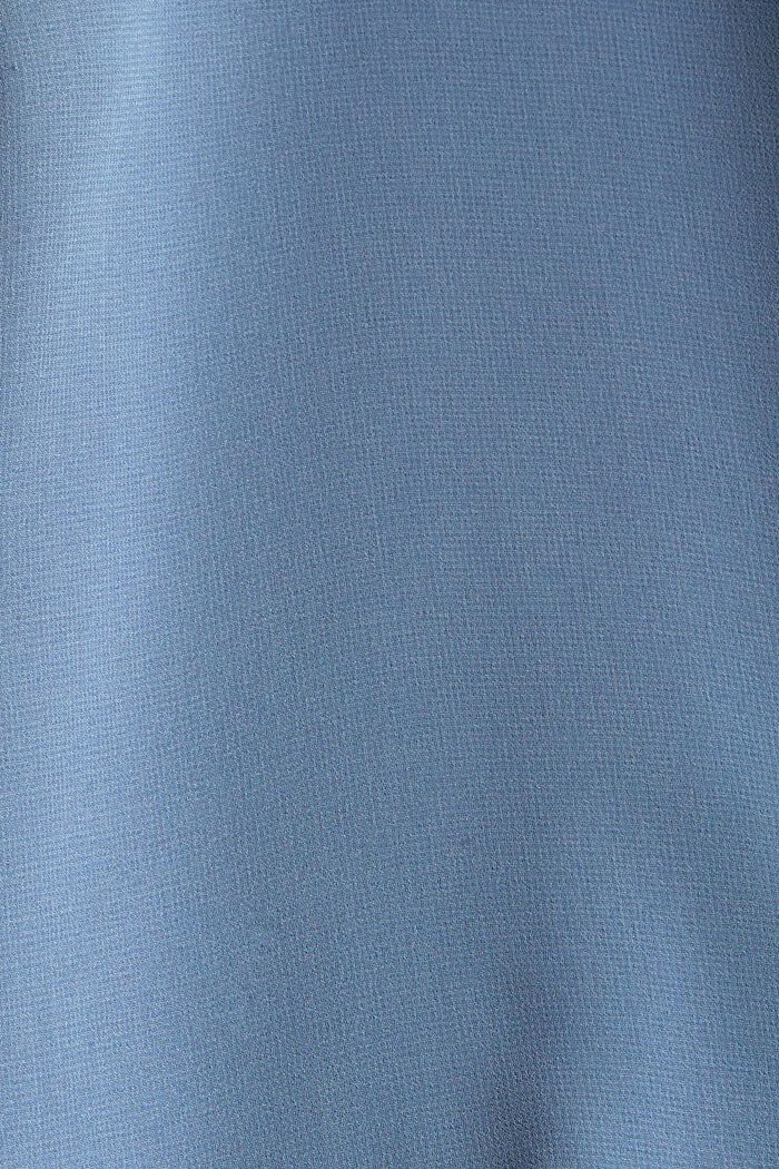 Jupe longueur genoux en mousseline, GREY BLUE, detail image number 1