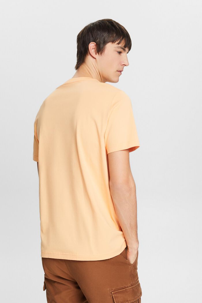 T-shirt en jersey à col ras-du-cou, PASTEL ORANGE, detail image number 3