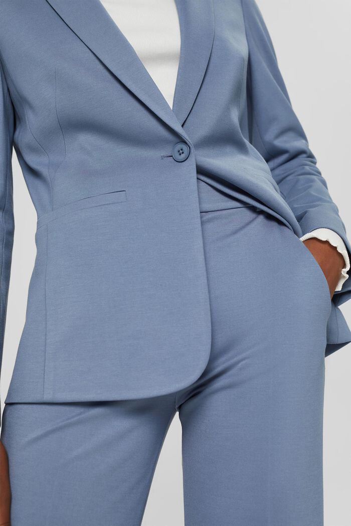 Veste de tailleur en jersey Mix + Match SOFT PUNTO, GREY BLUE, detail image number 2
