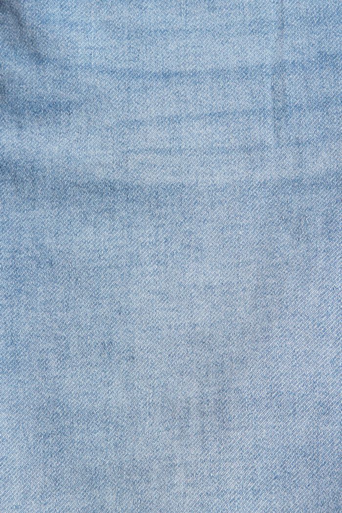 Short en jean en coton biologique mélangé, BLUE LIGHT WASHED, detail image number 1
