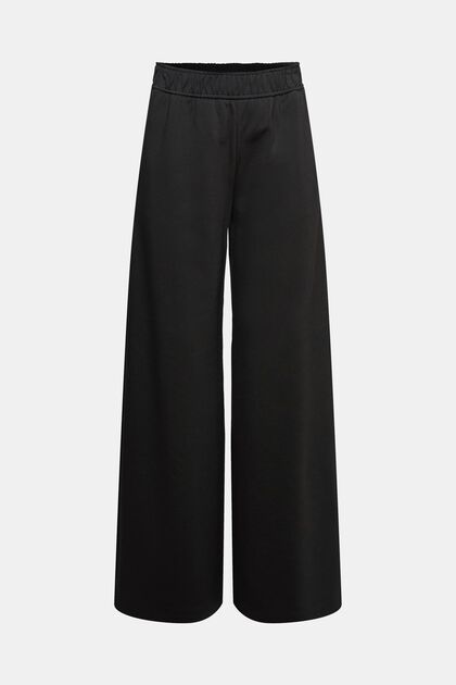 Pantalon à jambes larges mix & match PUNTO SPORTIF, BLACK, overview