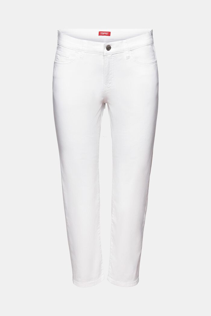 Pantalon corsaire, WHITE, detail image number 7