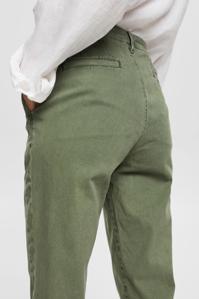 Chino en coton, GREEN, detail image number 5