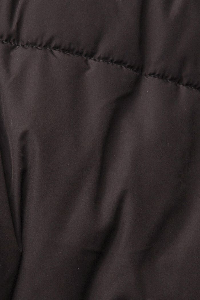 Manteau matelassé à capuche amovible, BLACK, detail image number 5