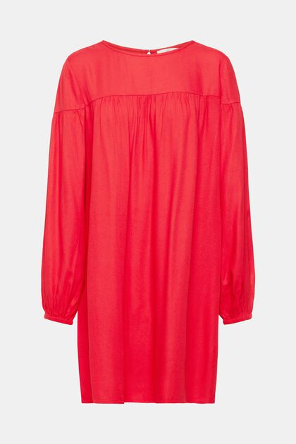 Mini-robe, LENZING™ ECOVERO™, DARK RED, overview