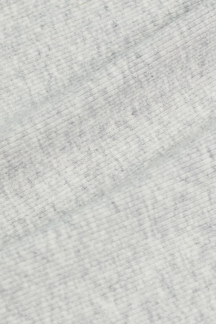 Débardeur côtelé en coton biologique, LIGHT GREY, detail image number 5