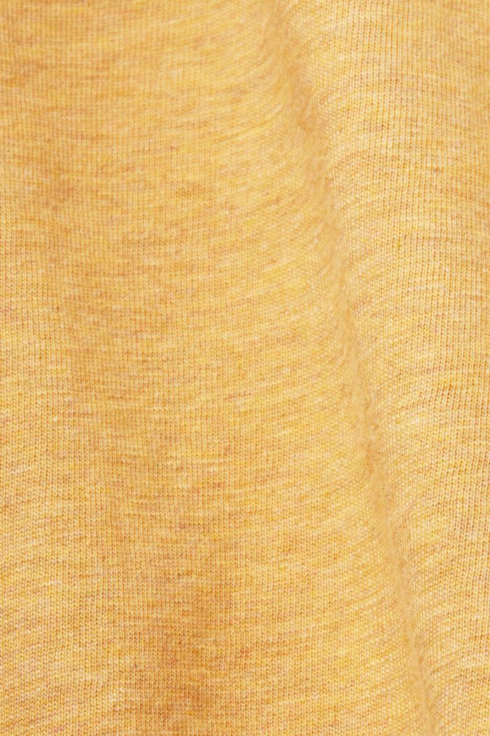 Polo en jersey de coton, SUNFLOWER YELLOW, detail image number 5