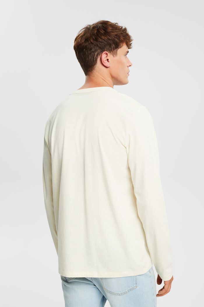 T-shirt en jersey à manches longues et imprimé sur la poitrine, ICE, detail image number 3
