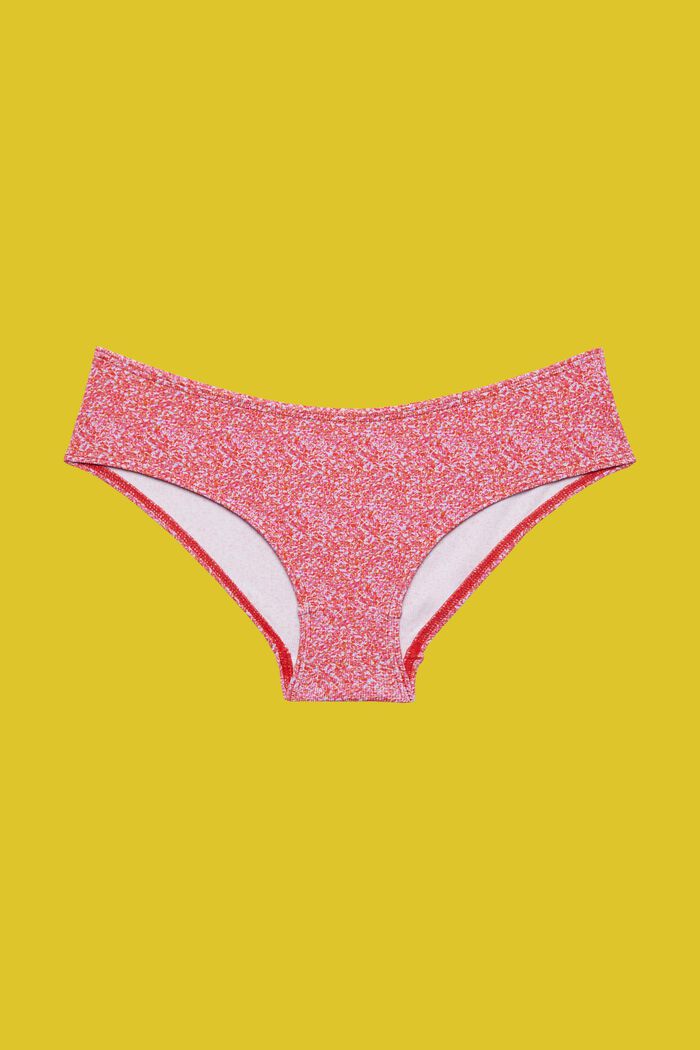 Bas de bikini taille basse à imprimé all-over, PINK, detail image number 4