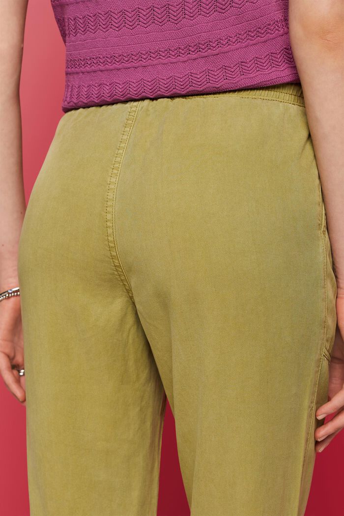 Pantalon à taille élastique, PISTACHIO GREEN, detail image number 4