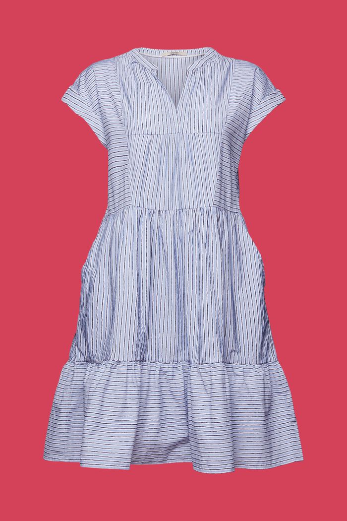 Robe rayée, 100 % coton, BRIGHT BLUE, detail image number 6