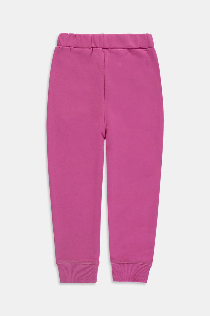 Pantalon molletonné basique, 100 % coton, PINK, detail image number 1