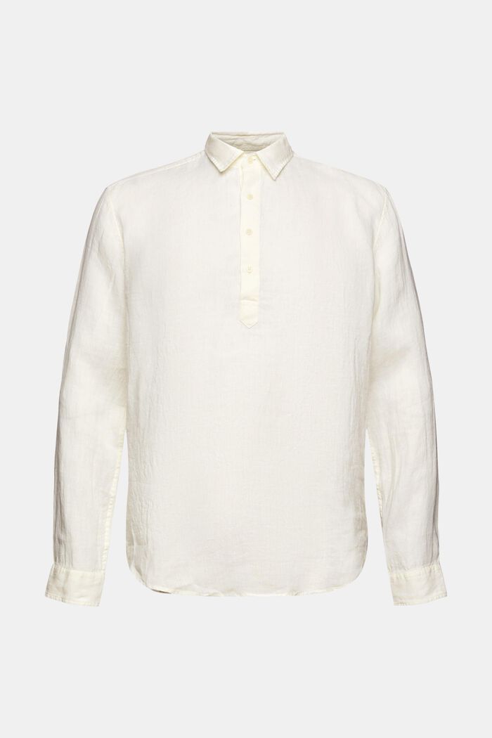 Chemise 100 % lin, OFF WHITE, detail image number 0