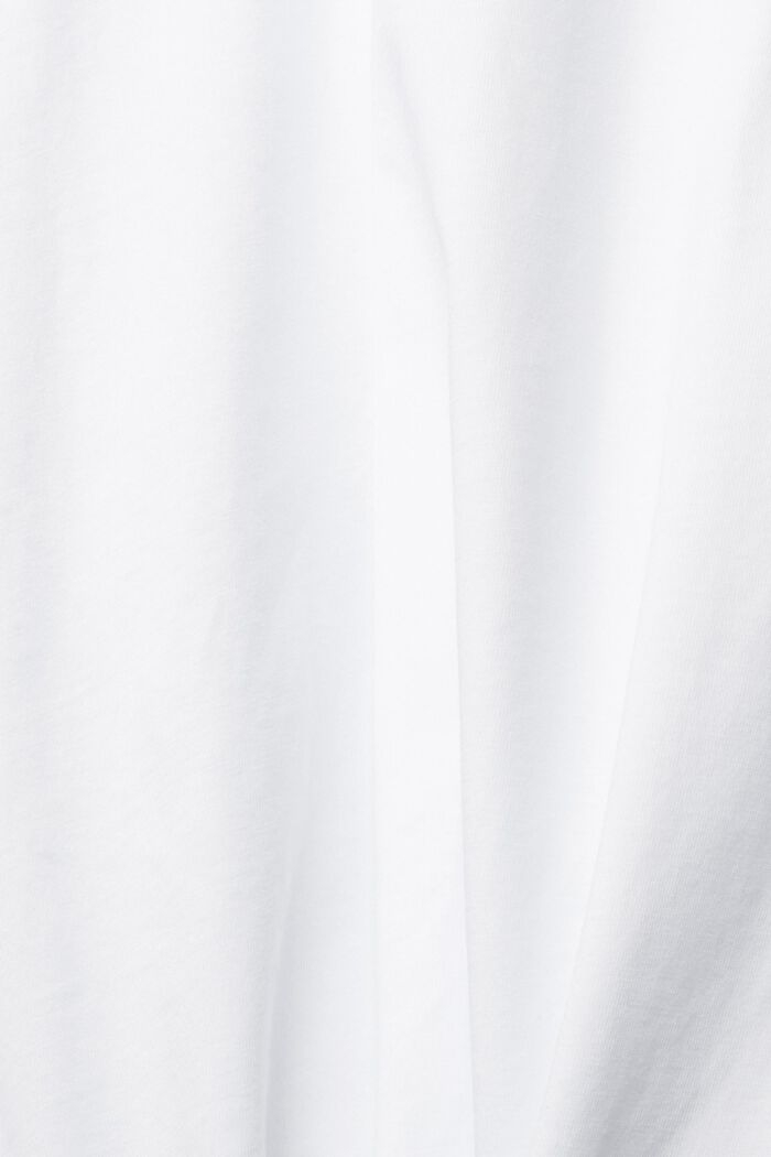 T-shirt en jersey à poche-poitrine, WHITE, detail image number 6